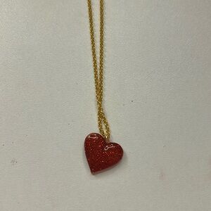 A matching pair of earrings heart Valentine’s Day edition